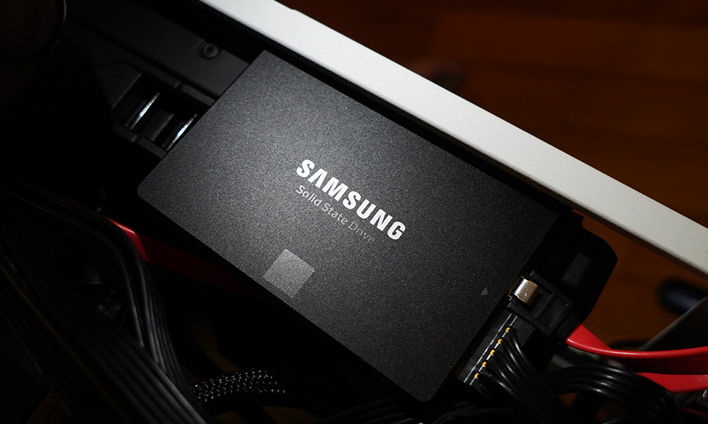 Esempio di over-provisioning su un SSD NVMe
