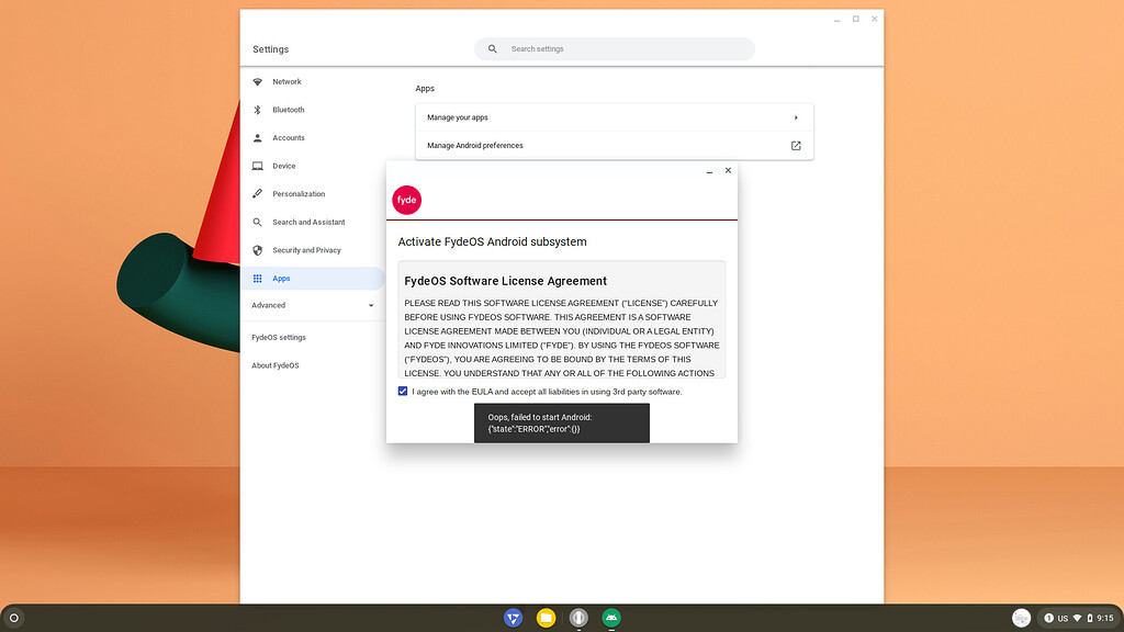 Esperienze e Testimonianze: Casi di Fydeos Android Subsystem Not Working