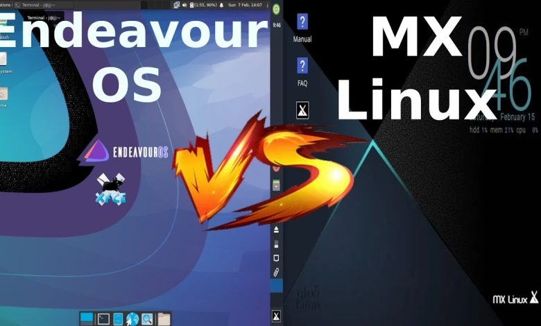MX Linux vs EndeavourOS