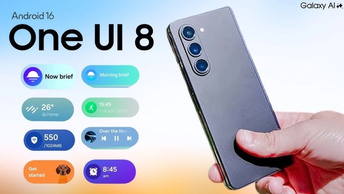 Galaxy Z Fold 5: One UI 8 Beta in Corea del Sud con Android 16