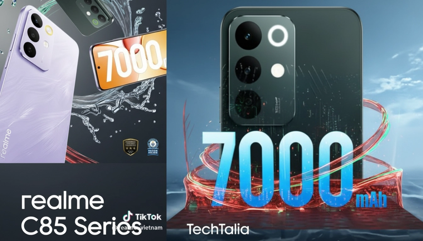 Realme C85 Pro: Batteria 7000mAh e Resistenza IP69
