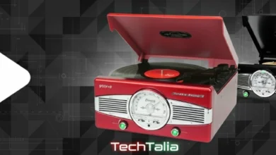 Groov-e Vintage Turntable: Giradischi Retrò All-In-One con Bluetooth a Meno di £60