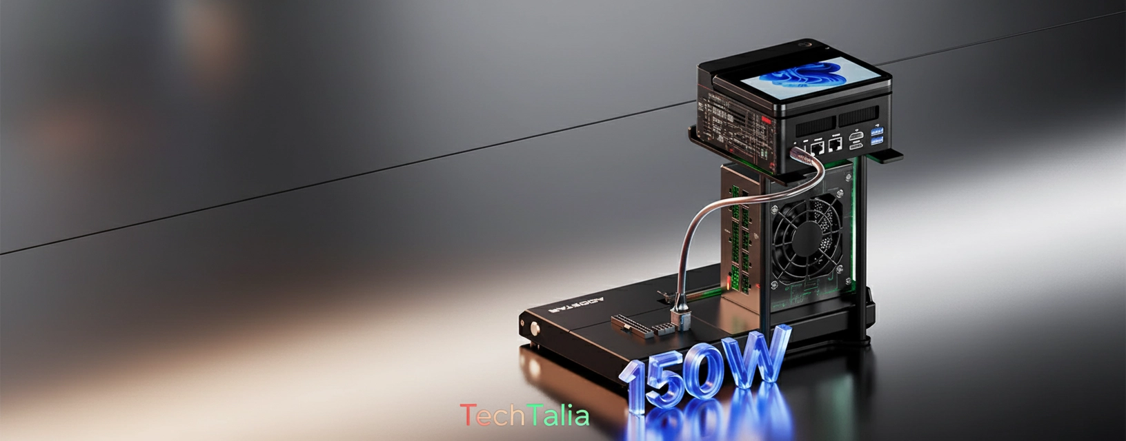 Aoostar EG01: Nuova soluzione eGPU con connettori innovativi