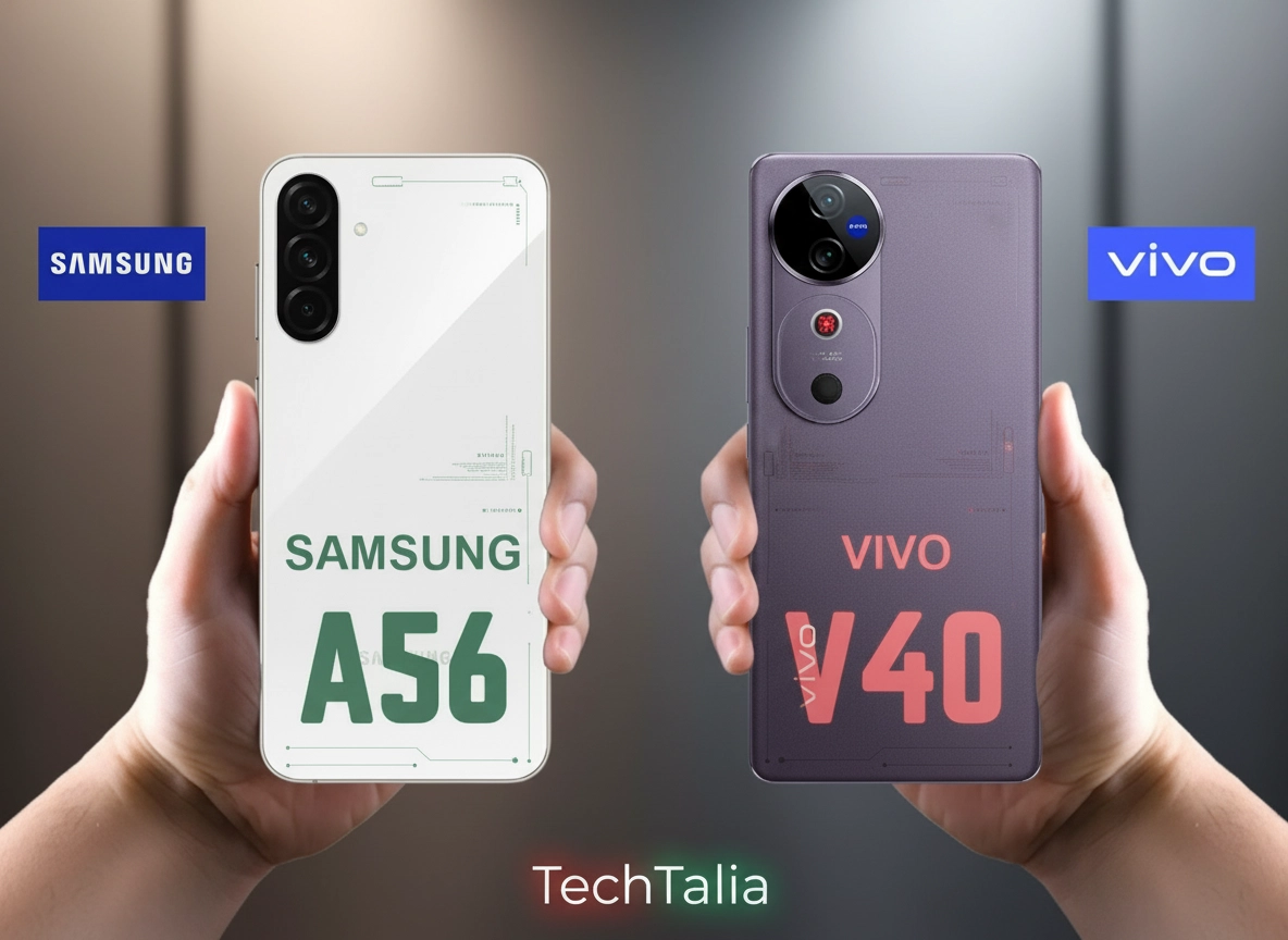 Confronto Tecnico: vivo V40 vs. Samsung Galaxy A56 – IP68/IP69 vs IP67